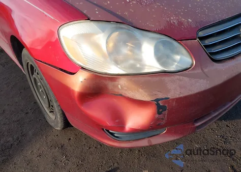 2004 Toyota Corolla Le из США, поврежденный, VIN 1NXBR32E74Z239774